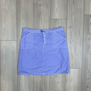 Fresh Produce Womens Knee Length Skirt Size XL Blue Purple Casual